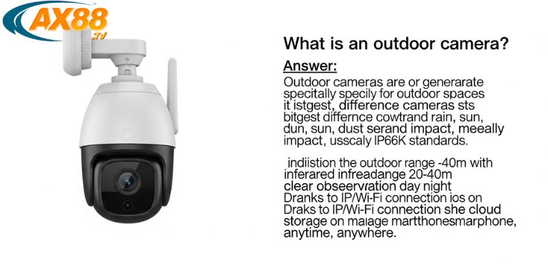 Camera outdoor chống nước gắn ngoài hiên nhà