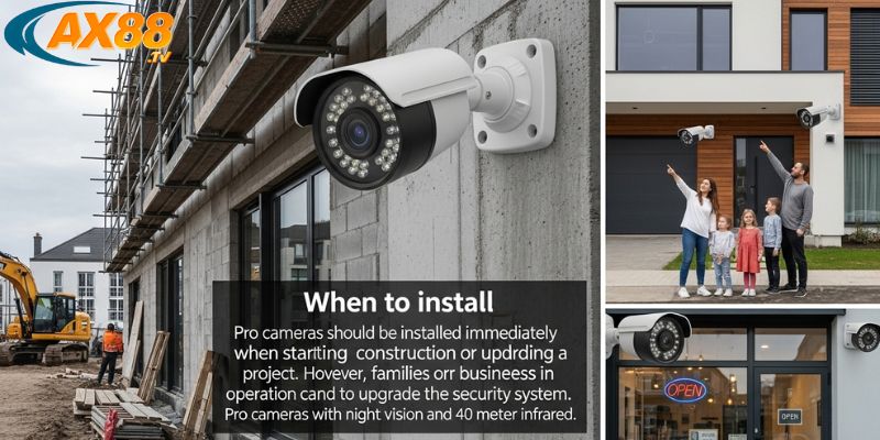 AX88 pro quan sát ban đêm với hồng ngoại 40 mét