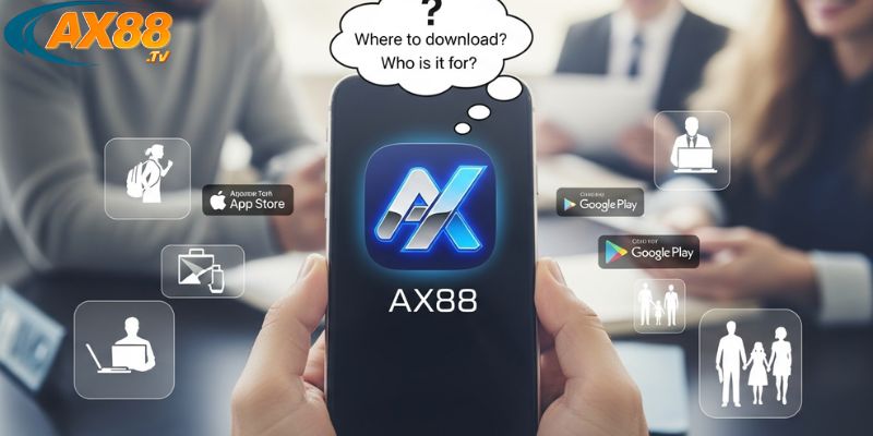 Tải app AX88 dễ dàng từ App Store và Google Play